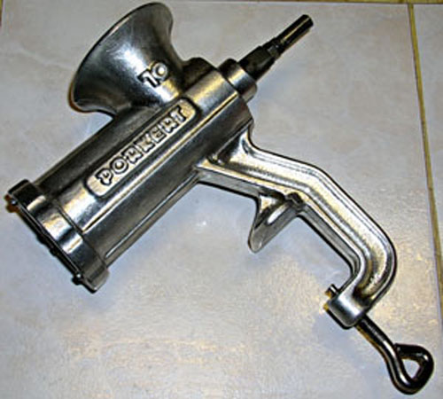 Moulin &agrave; viande.